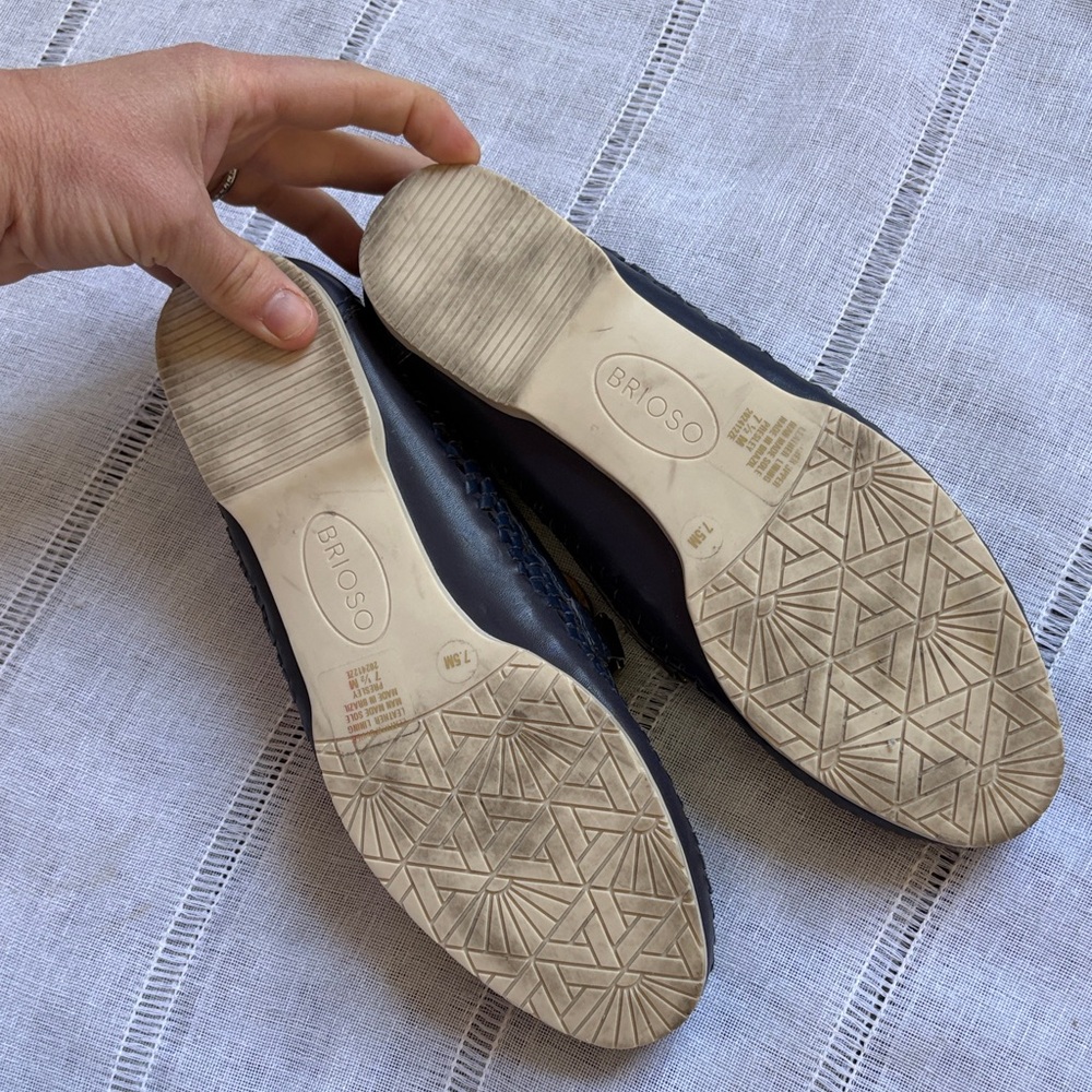 Brioso Presley Woven Leather Ornamented Loafers - Picture 6 of 12